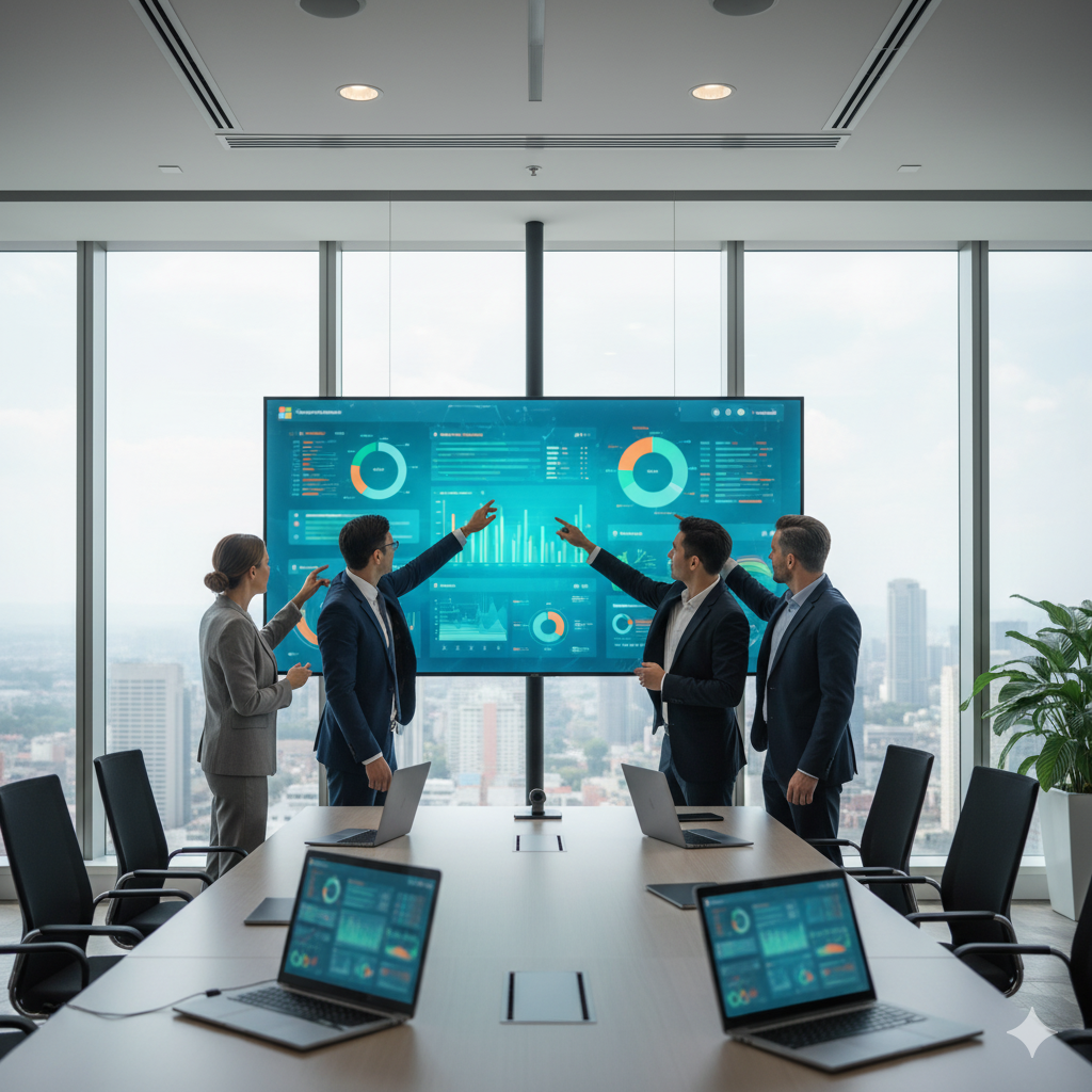 Business Central ERP dashboard