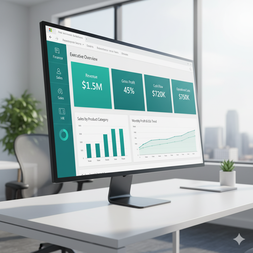 Role-based dashboard examples