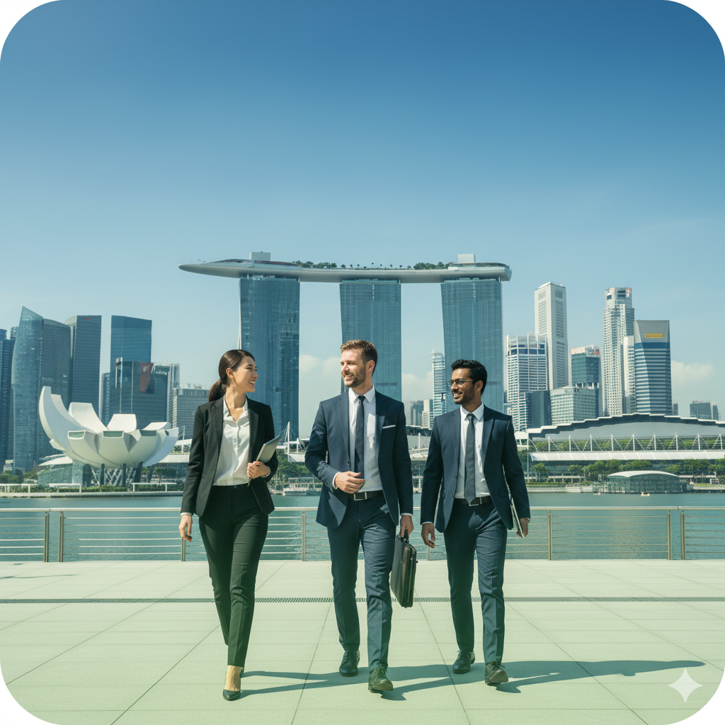 Professional reviewing incorporation documents